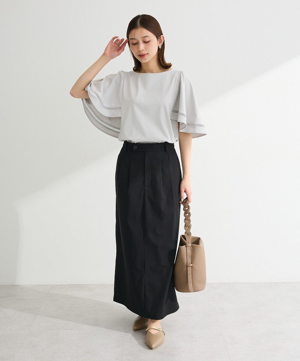 Green Parks イージーケアタック入りスカート 