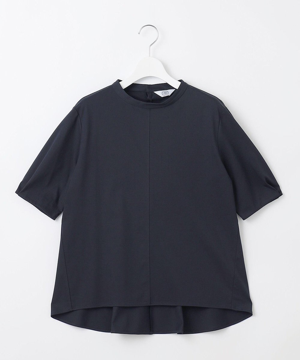 J.PRESS LADIES プレーティングジャージー ペプラム カットソー 