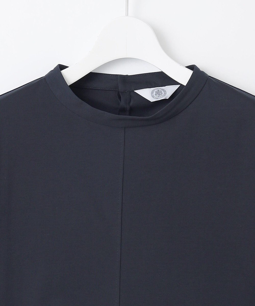 J.PRESS LADIES プレーティングジャージー ペプラム カットソー 