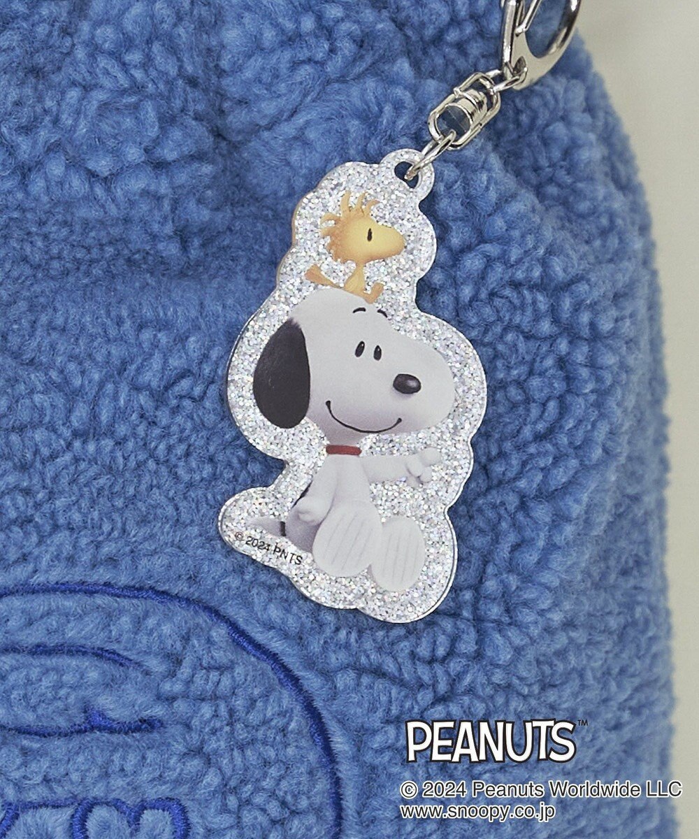 CRAFT STANDARD BOUTIQUE 【ＰＥＡＮＵＴＳ】ラメキーホルダー Silver