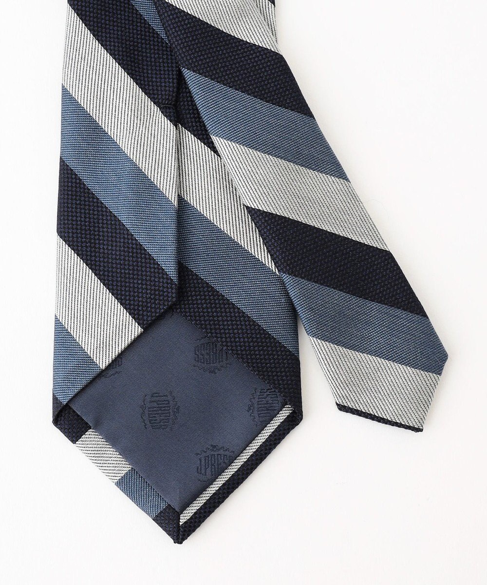 J.PRESS MEN 【J.PRESS SPUN SILK COLLECTION】レジメンタルネクタイ 