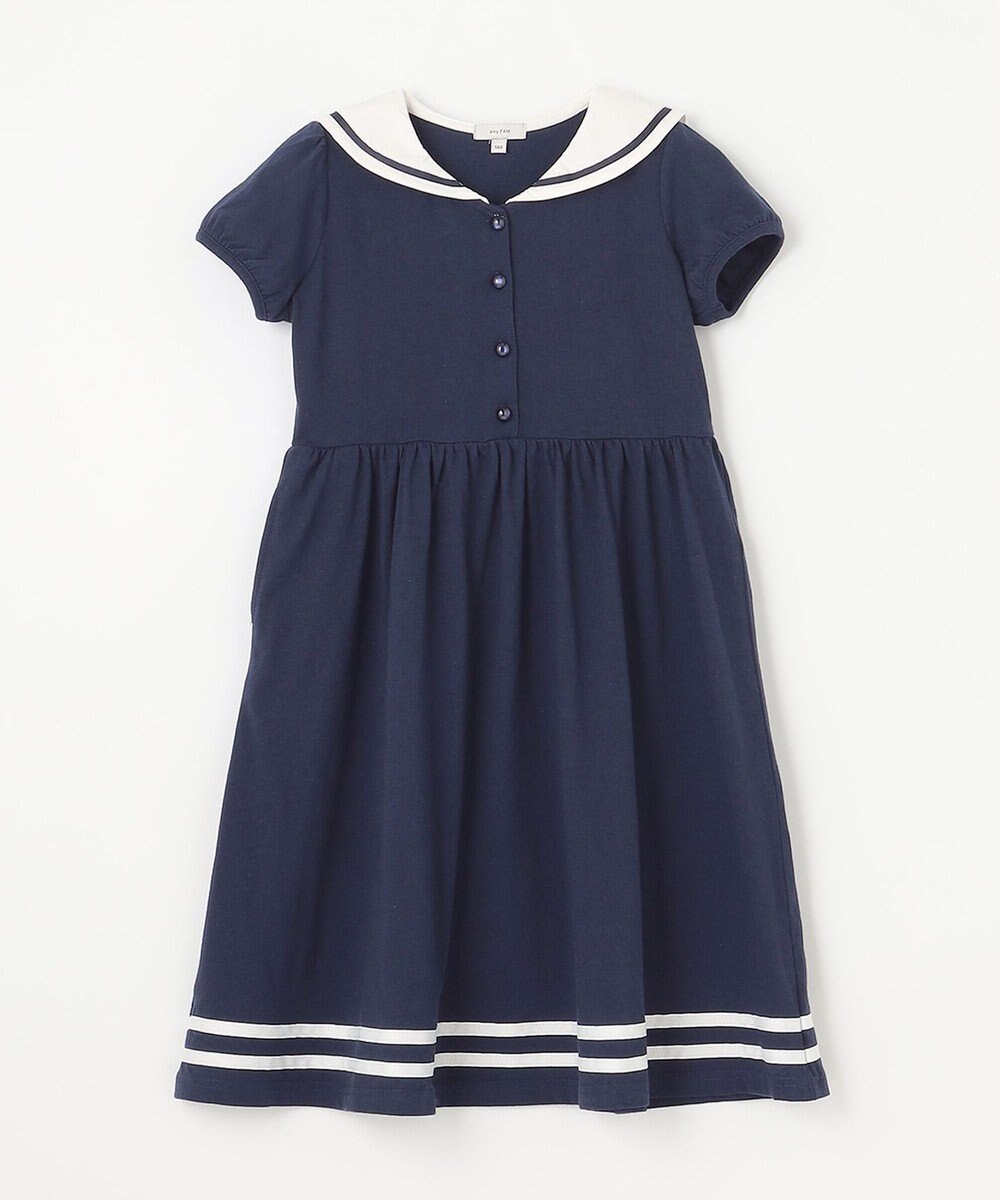 ANY KIDS セーラーカラー ワンピース 