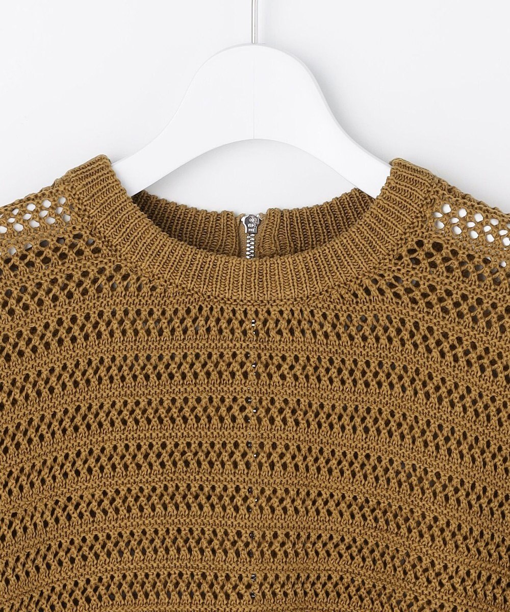 自由区 【カトリエムブーケ】Tricot en cupro バックジッププルオーバー 