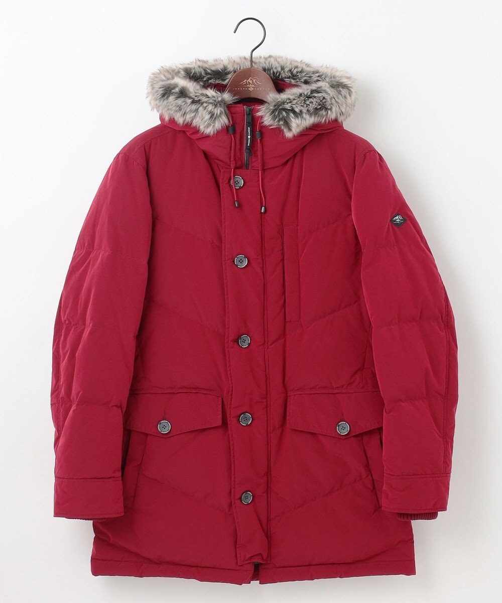 JOSEPH ABBOUD MOUNTAIN  【サスティナブル/ECO撥水/ECOファー/9ポケット/男女兼用】Pe/Nyピーチ ダウンコート 