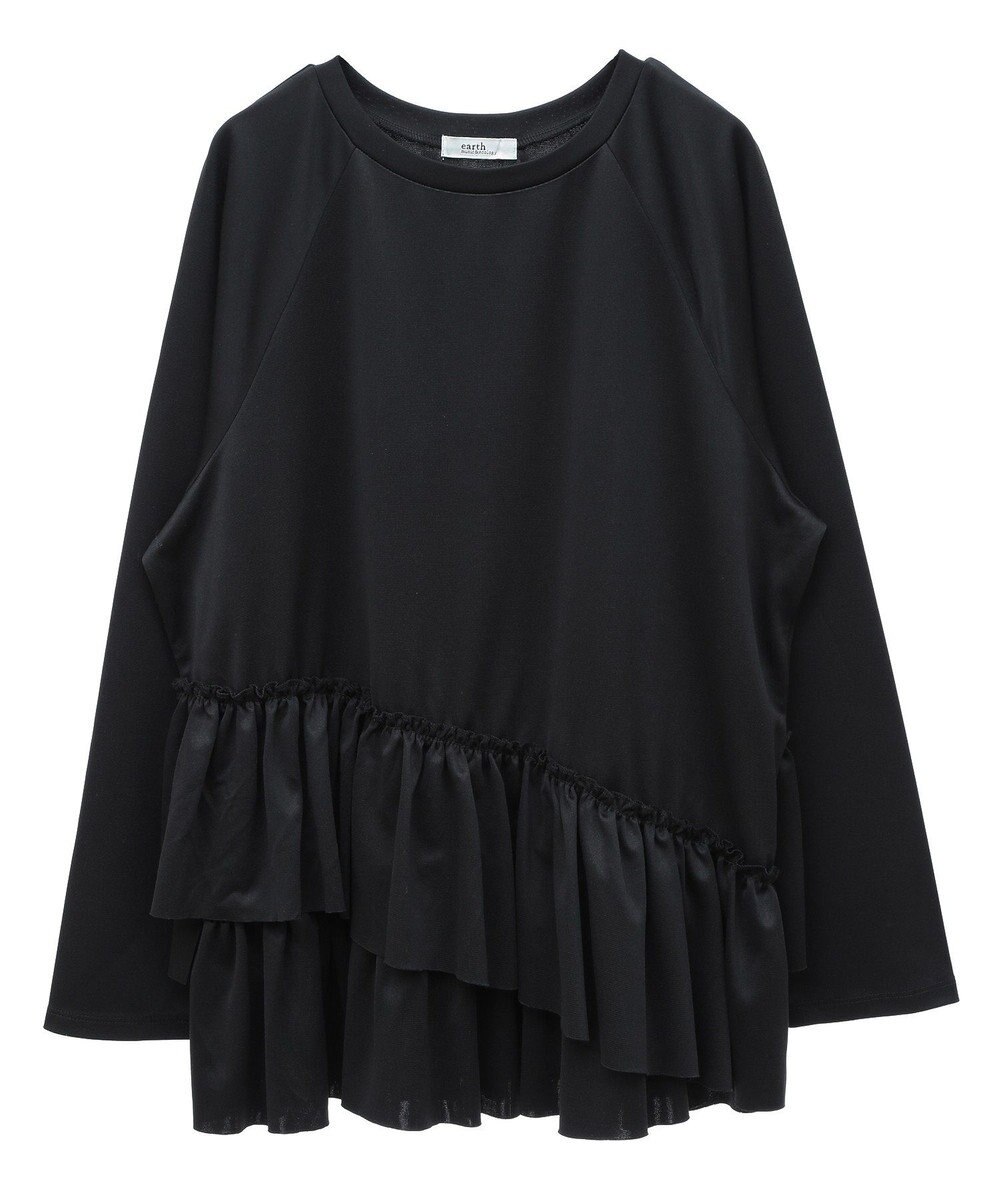 earth music&ecology フリルヘムプルオーバー 