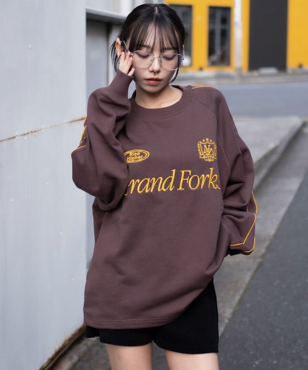 WEGO 【ユニセックス着用ITEM】ショートドロストラインプルオーバー 