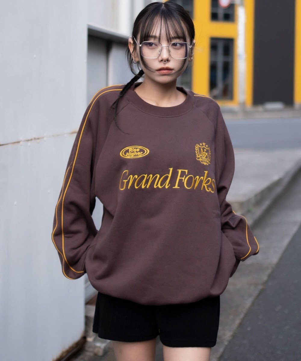 WEGO 【ユニセックス着用ITEM】ショートドロストラインプルオーバー 