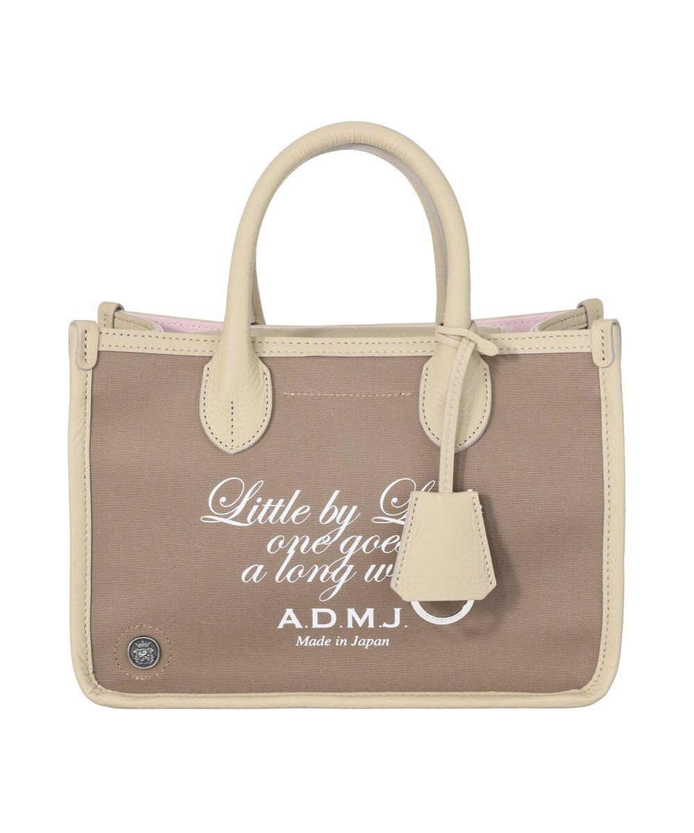 A.D.M.J. 【ファブリック】オフィサー/イタリアンファブリックヘリ巻きトートS 