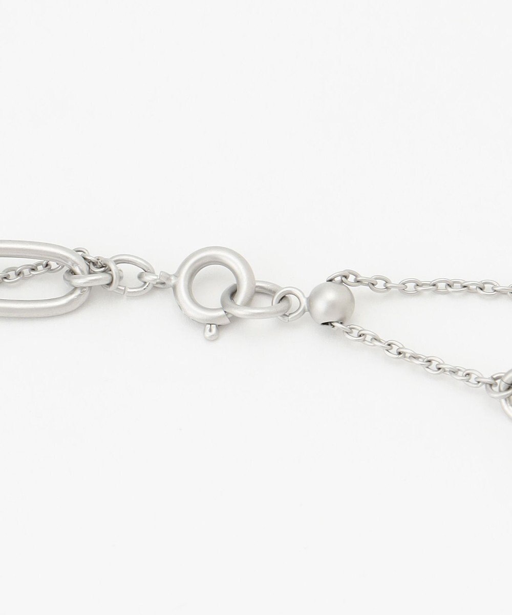 自由区 ダブルチェーンリング ネックレス 