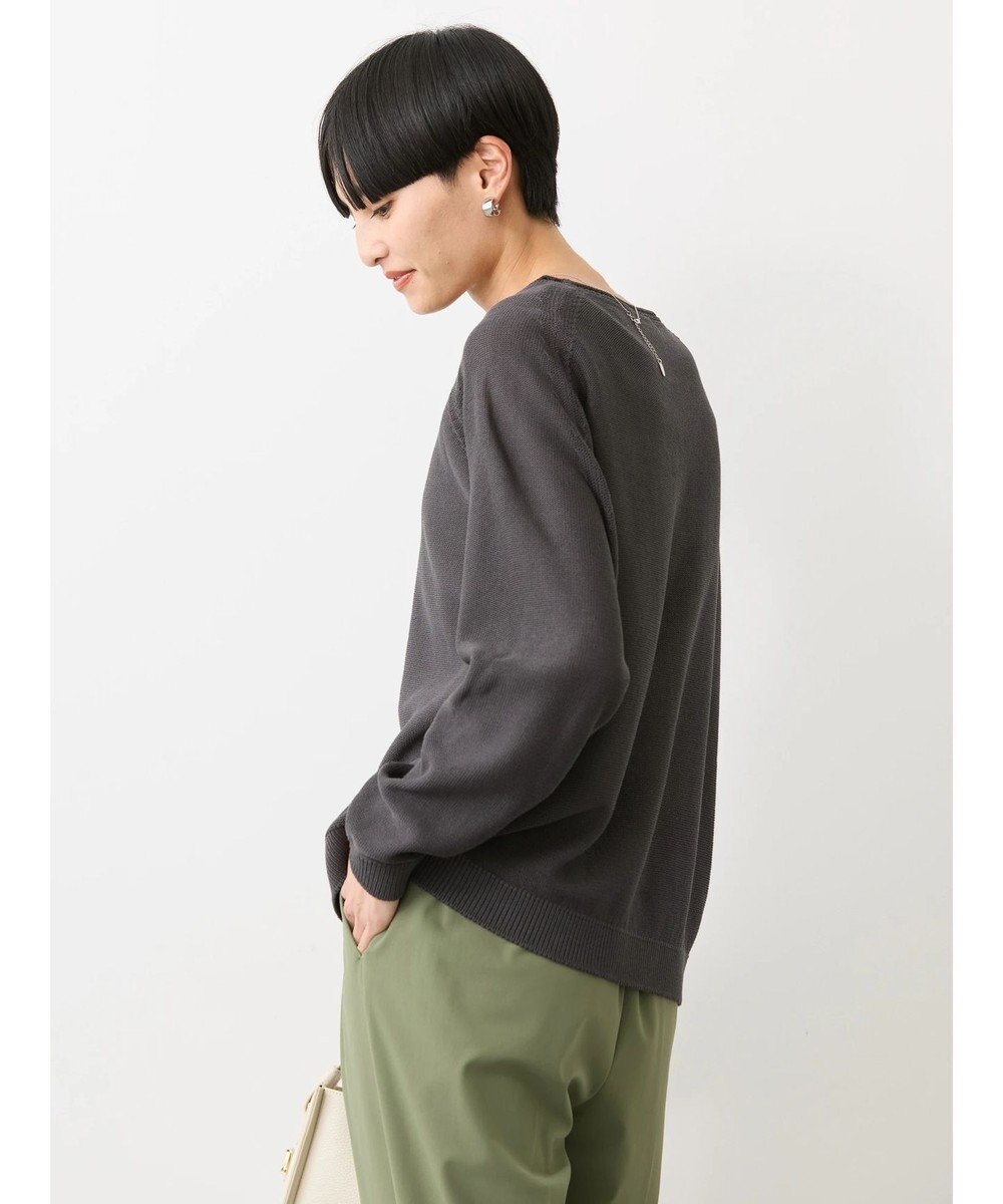 AMERICAN HOLIC ボートネックニットプルオーバー 