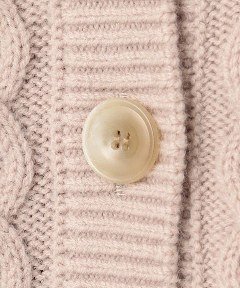 J.PRESS LADIES L 【洗える】EIGER CORD ALAN クルーネックカーディガン 