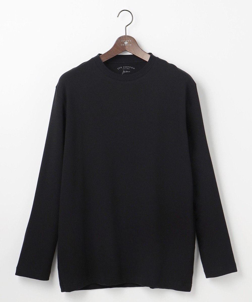 JOSEPH ABBOUD 【キングサイズ・オリジナルオーガニックコットン使用/サスティナブル/伸縮/保形性】JOE COTTON ワッフル クルーネックＴシャツ 
