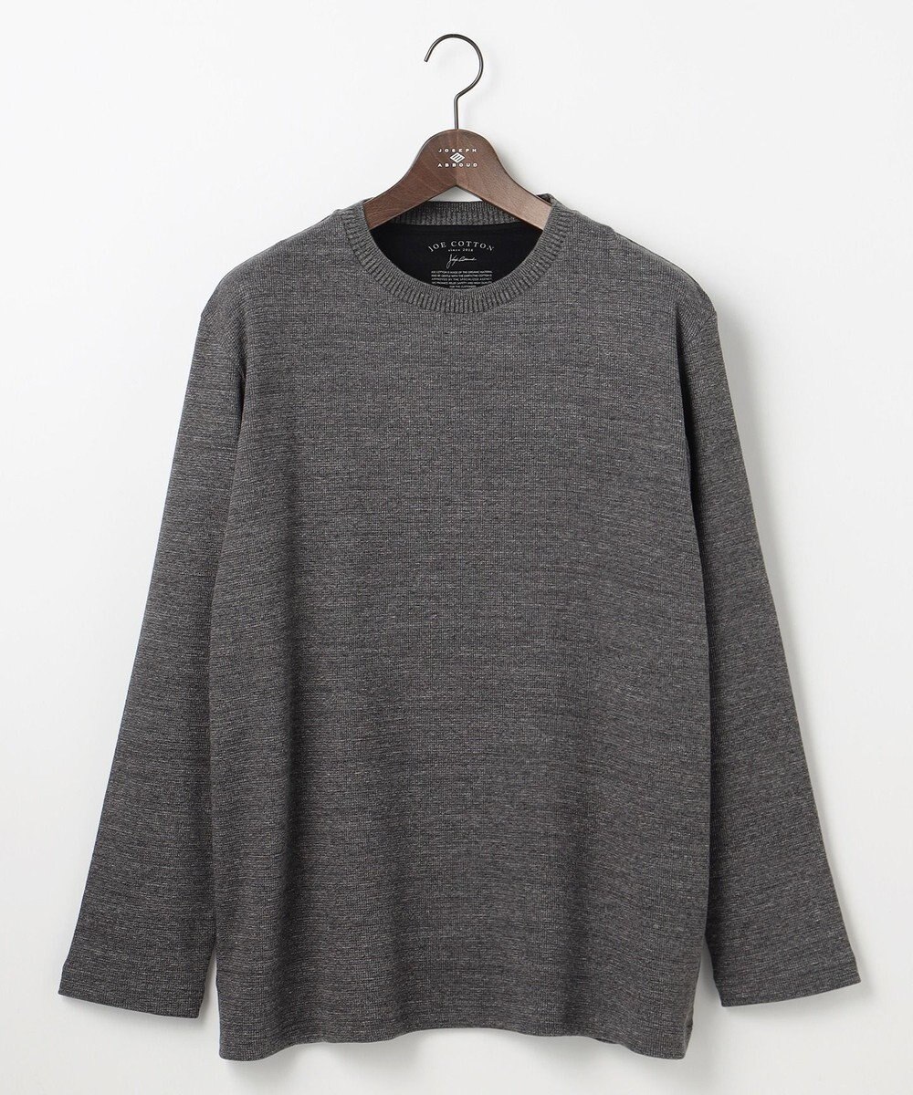 JOSEPH ABBOUD 【キングサイズ・オリジナルオーガニックコットン使用/サスティナブル/伸縮/保形性】JOE COTTON ワッフル クルーネックＴシャツ 