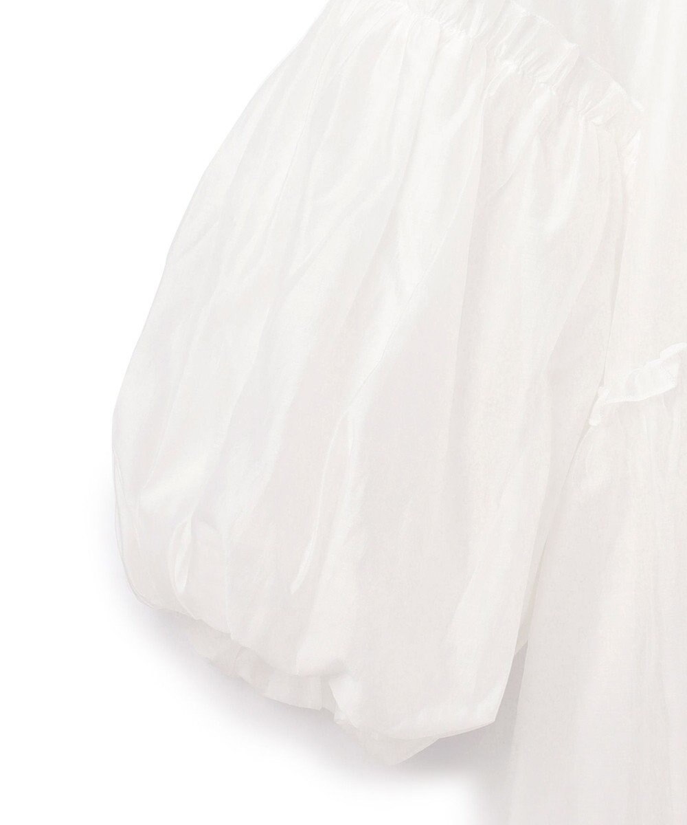 GRACE CONTINENTAL ギャザーカフタントップ 