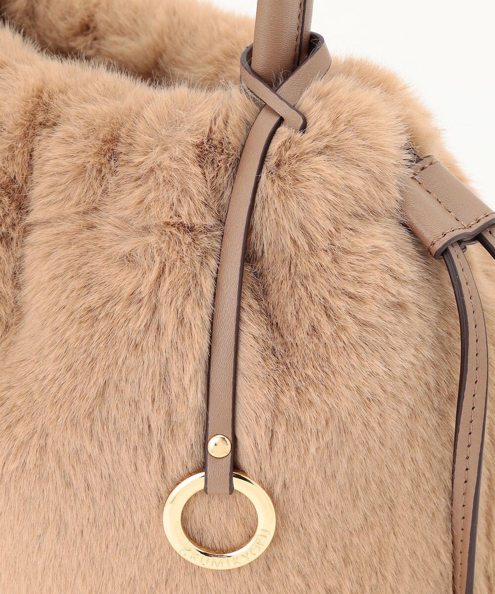 組曲 ファーバケットコンビ バッグ 