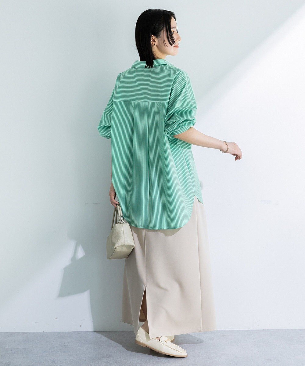 Green Parks イージーケア抜け衿シャツ 