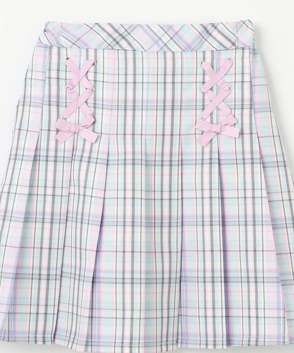 ANY KIDS チェック柄 ガーリー スカパン 