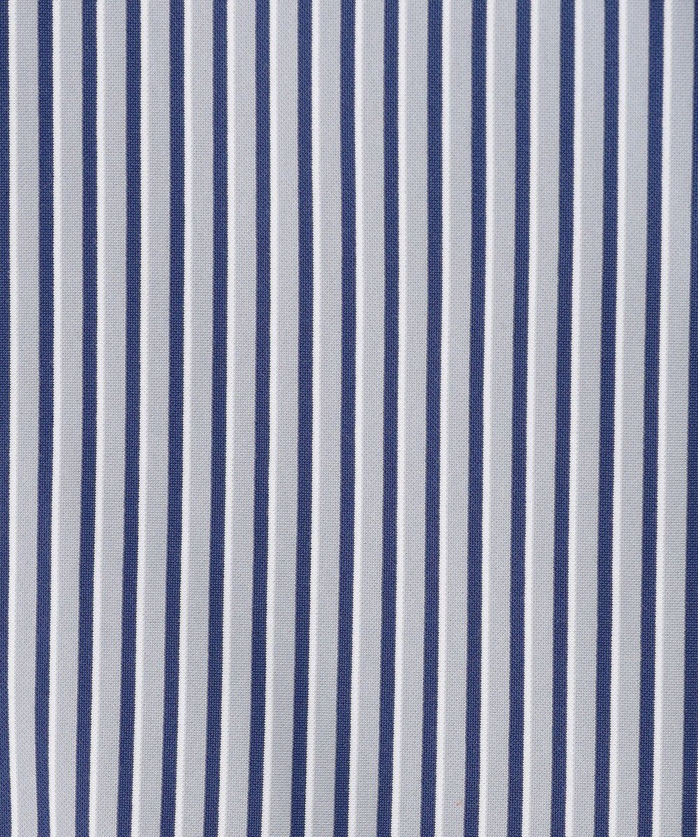 JOSEPH ABBOUD 【ジャージー素材・ストレッチ・イージーケア】コンパクトジャージーストライプシャツ 