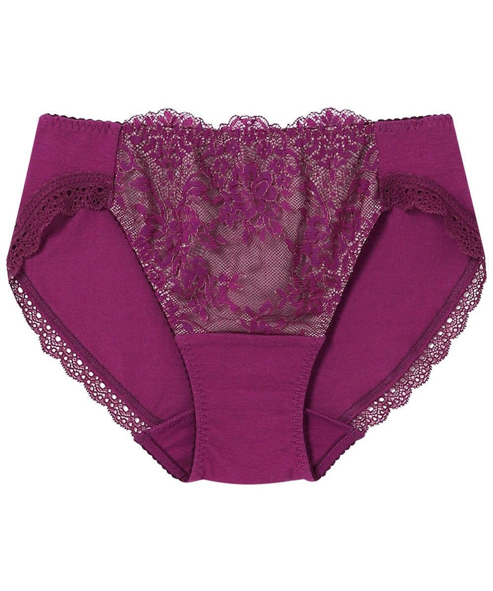 Wing ペアショーツ 【ナチュラルアップブラ】 身生地部オーガニックコットン混 はきこみ丈あさめ KF3000 ウイング／ワコール 