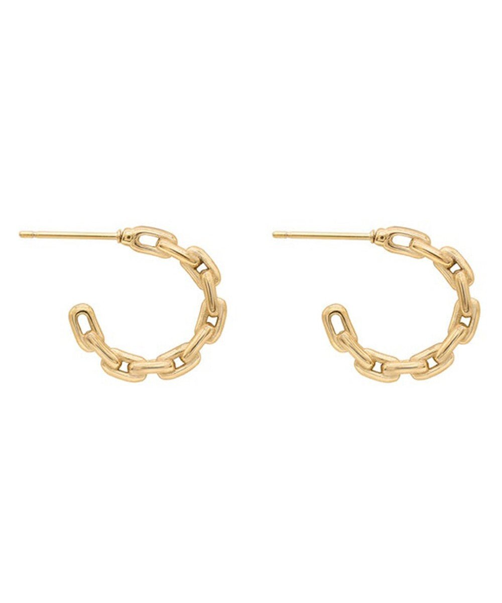 blancotokyo 【金属アレルギー対応】チェーンフープピアス GIUSTIZIA pierce 