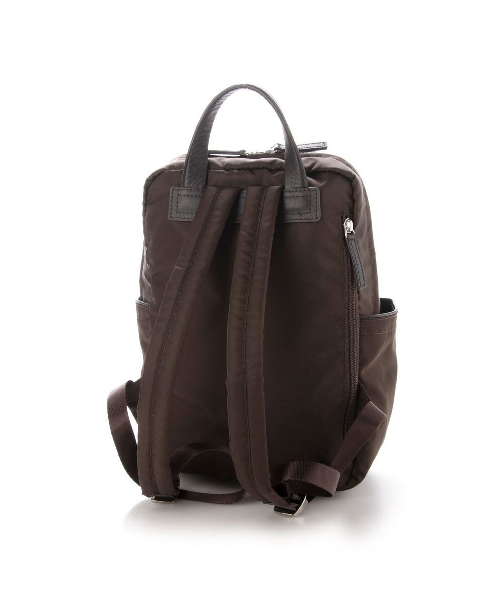 Y'SACCS NEWナイロン×レザーコンビシリーズ　前ポケットミニリュックサック 