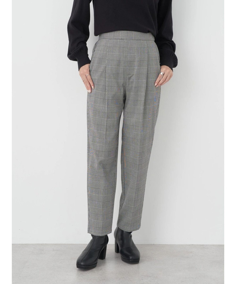 earth music&ecology 裏起毛テーパードパンツ 