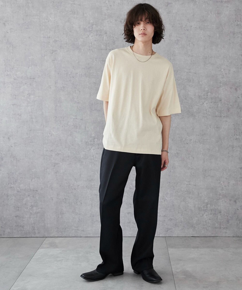 WEGO 【ユニセックス着用ITEM/綿100%/XSSMLサイズ展開】リラックスフィットコットンT 