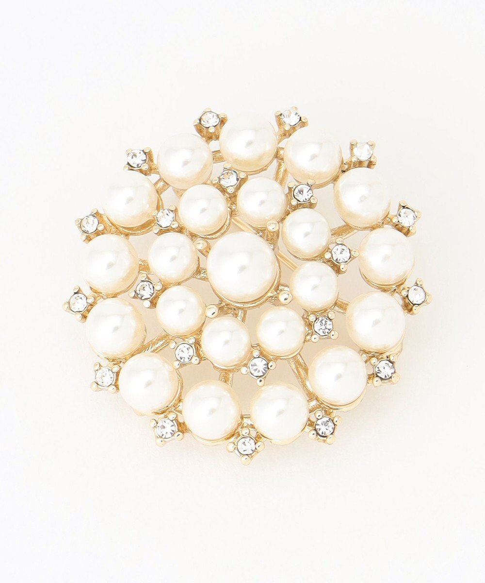 ANY 【2セット】【2WAY】パールブローチ付ネックレス 