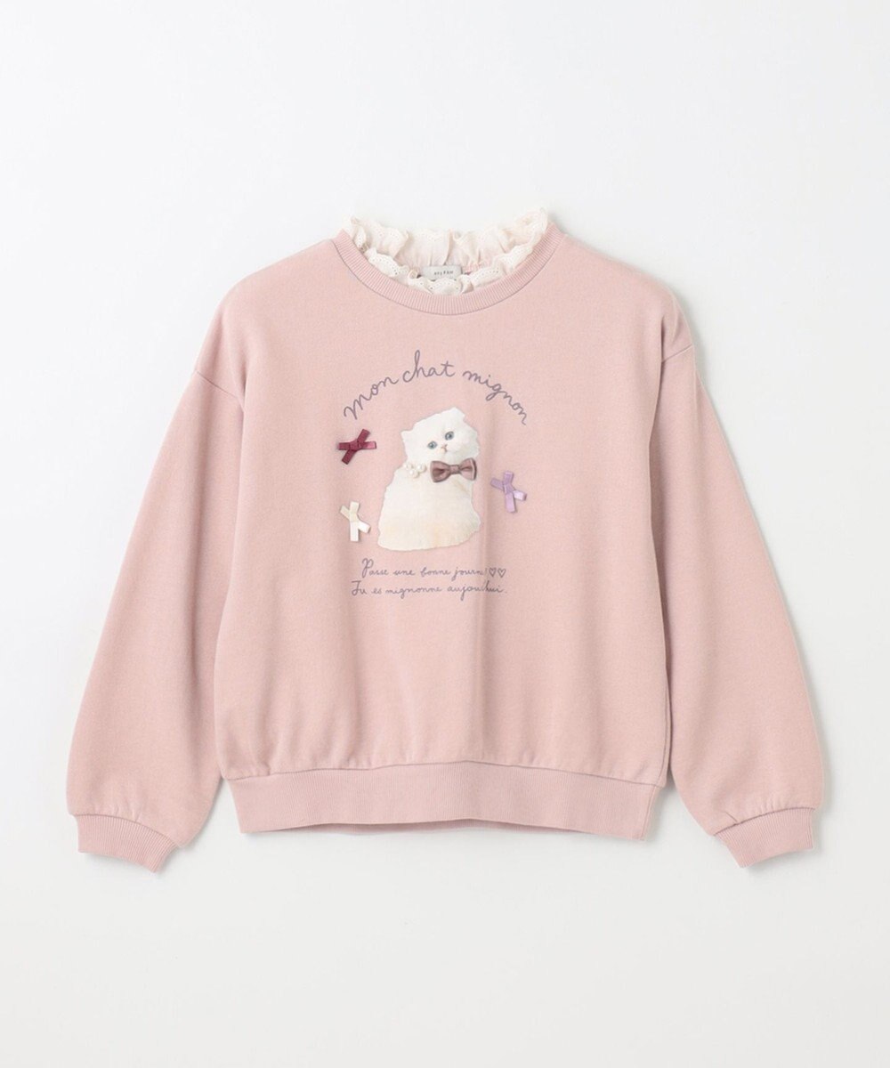 ANY KIDS フォトネコ 裏毛 トレーナー 