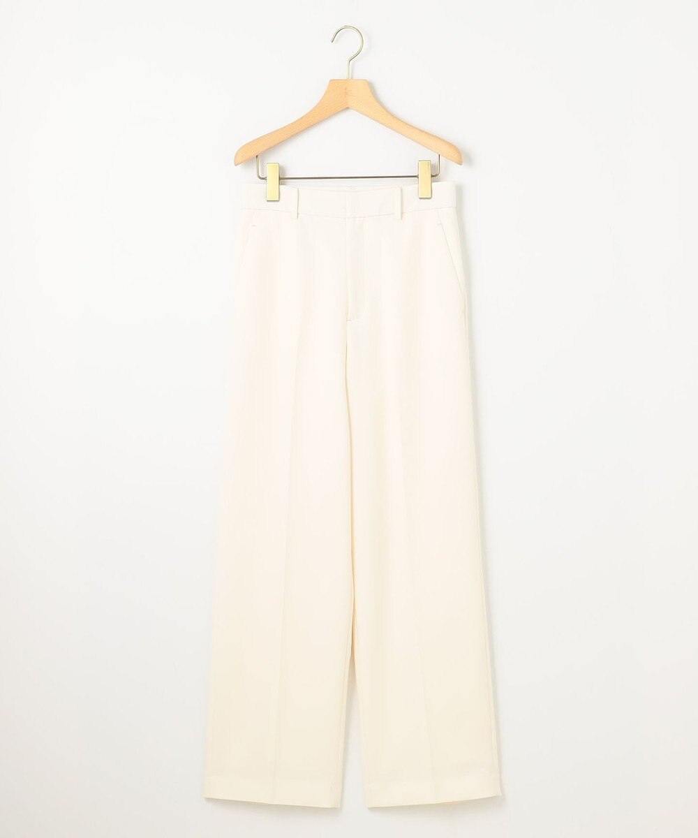 組曲 S 【WEB限定】ベーシックダブルクロス ワイドストレートパンツ 