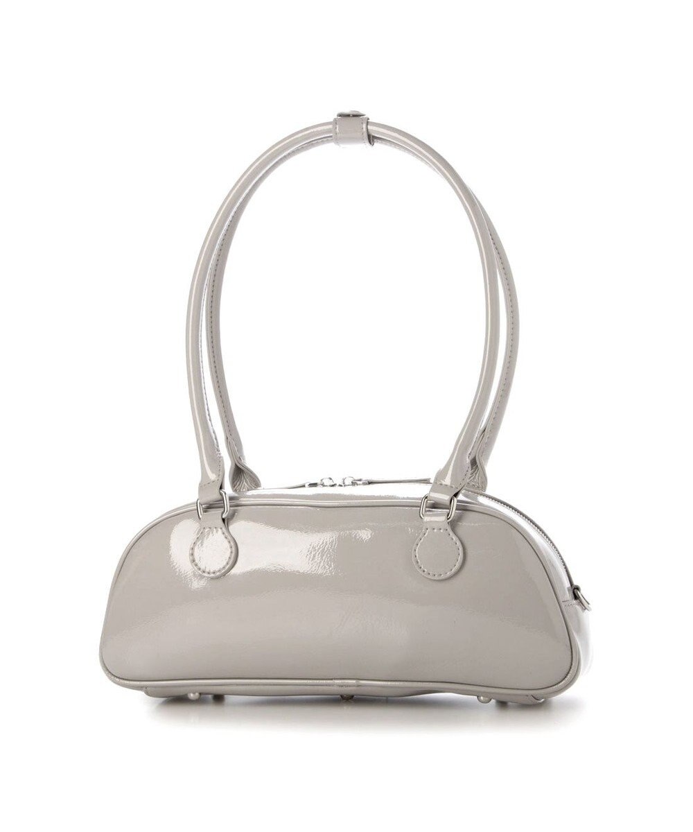 UNBILLION カシュカシュ cachecache / 横長エナメルボストン 