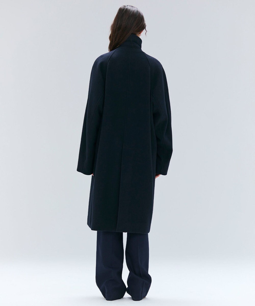 BEIGE， 【VERY NaVY12月号掲載】LABBOCK / ウール混ラグランステンカラーコート 