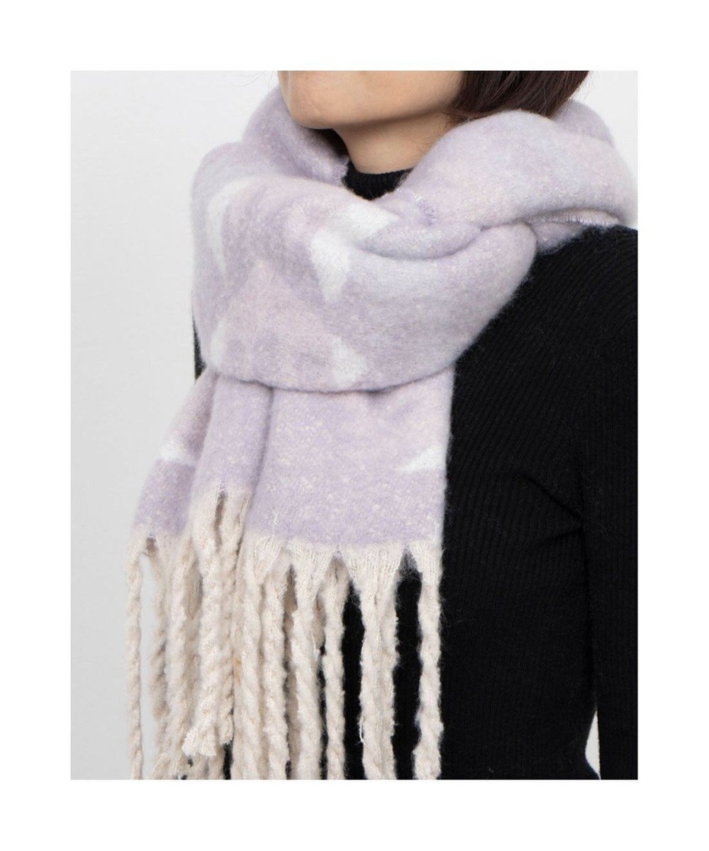 UNBILLION カシュネ cache nez / リサイクルポリオルテガ柄ジャカードストール 