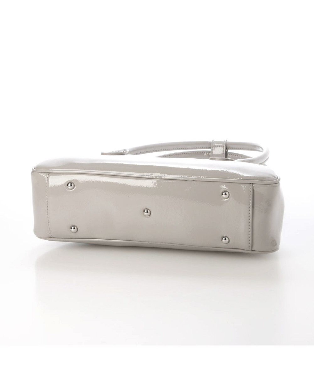 UNBILLION カシュカシュ cachecache / 横長エナメルボストン 