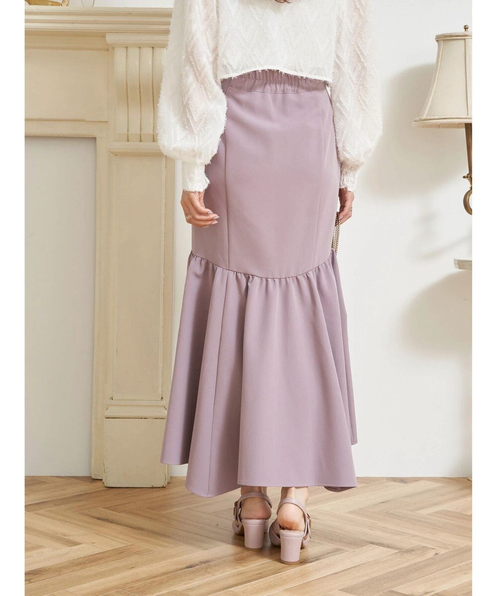 earth music&ecology ギャザー切替マーメイドスカート 