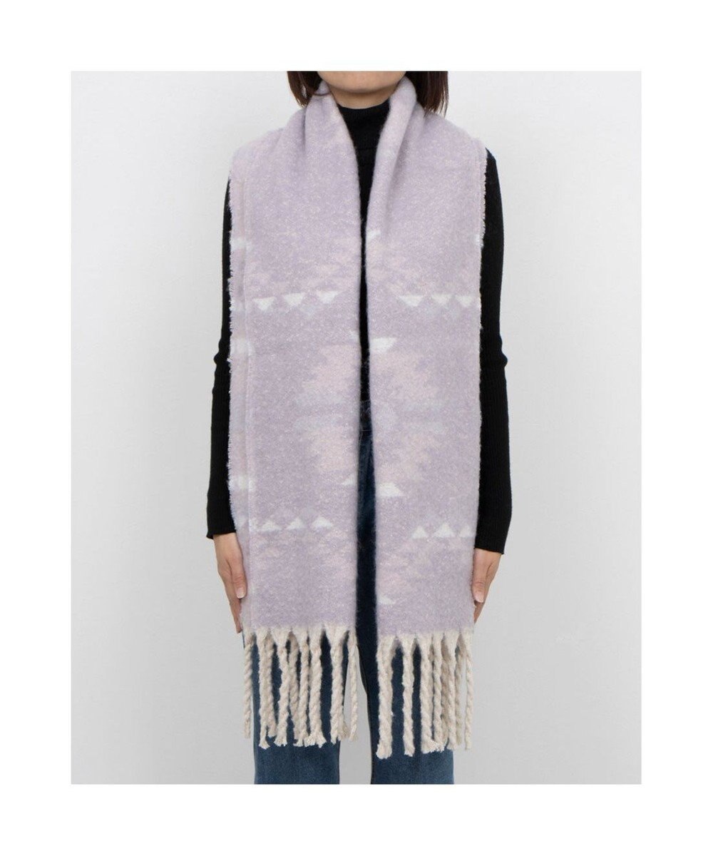 UNBILLION カシュネ cache nez / リサイクルポリオルテガ柄ジャカードストール 