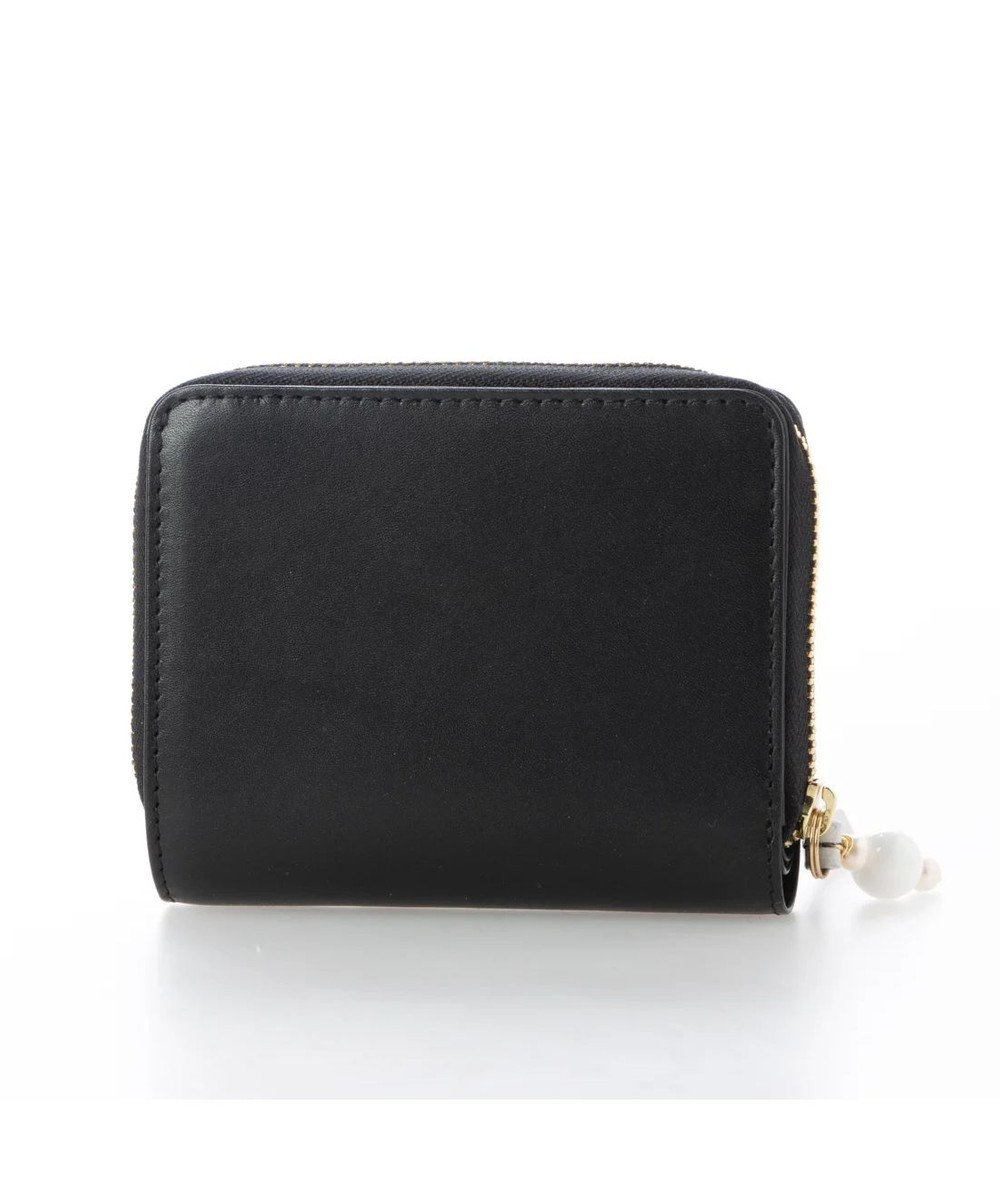 UNBILLION perche ジェムストーンチャームハーフラウンドウォレット 