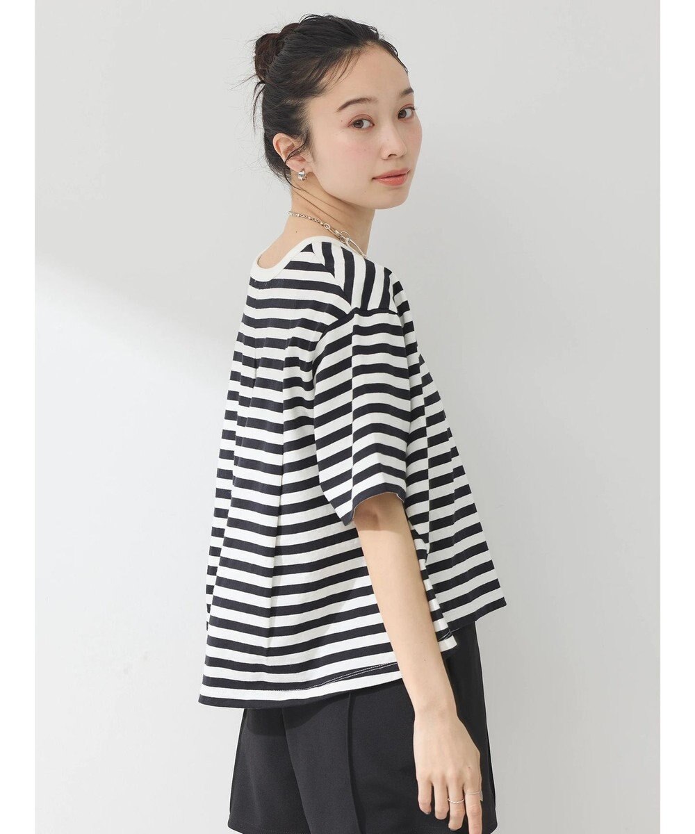 earth music&ecology バックタッククロップドＴ 