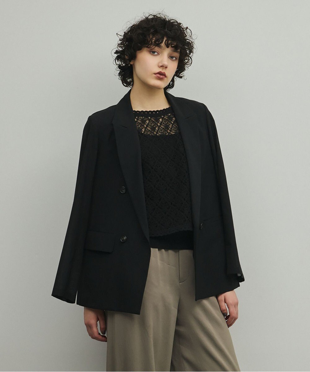 GRACE CONTINENTAL シアーウールジャケット 