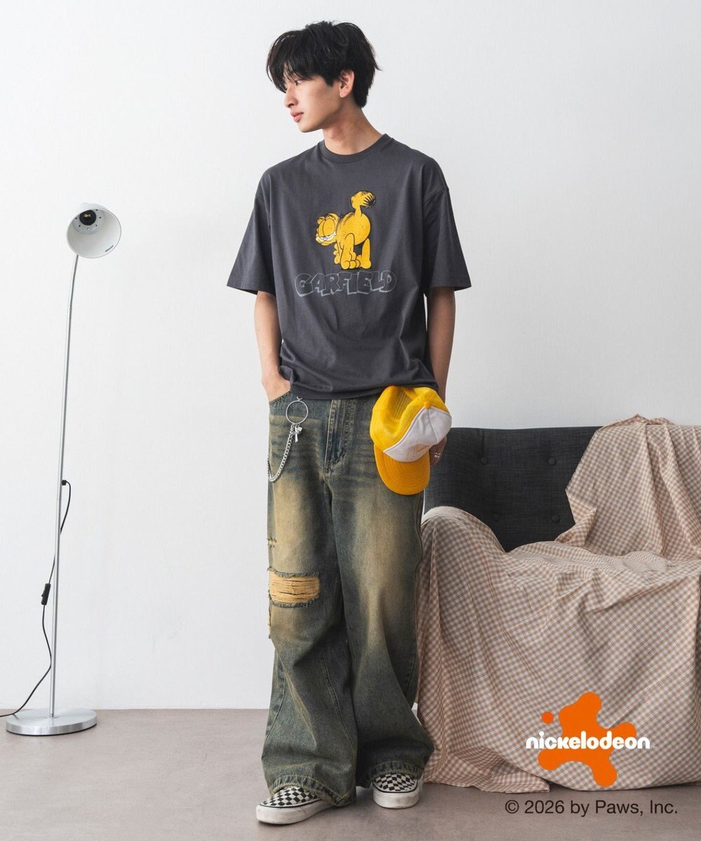 WEGO 【ユニセックス着用ITEM】GARFIELDグラフィックT（SS） 