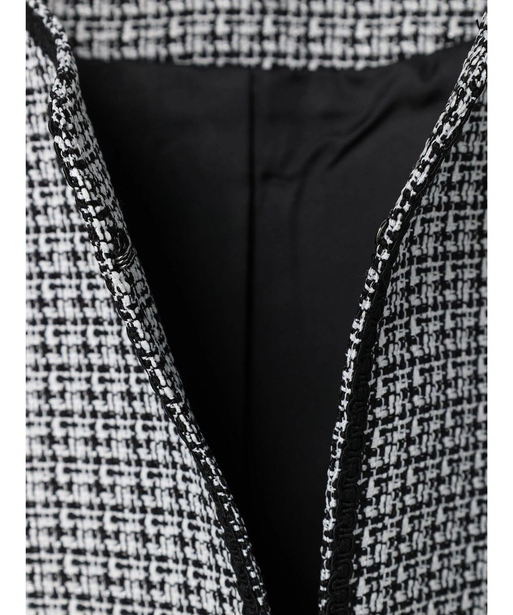 Green Parks ｅｆ－ｄｅ　ツィード風ノーカラージャケット 