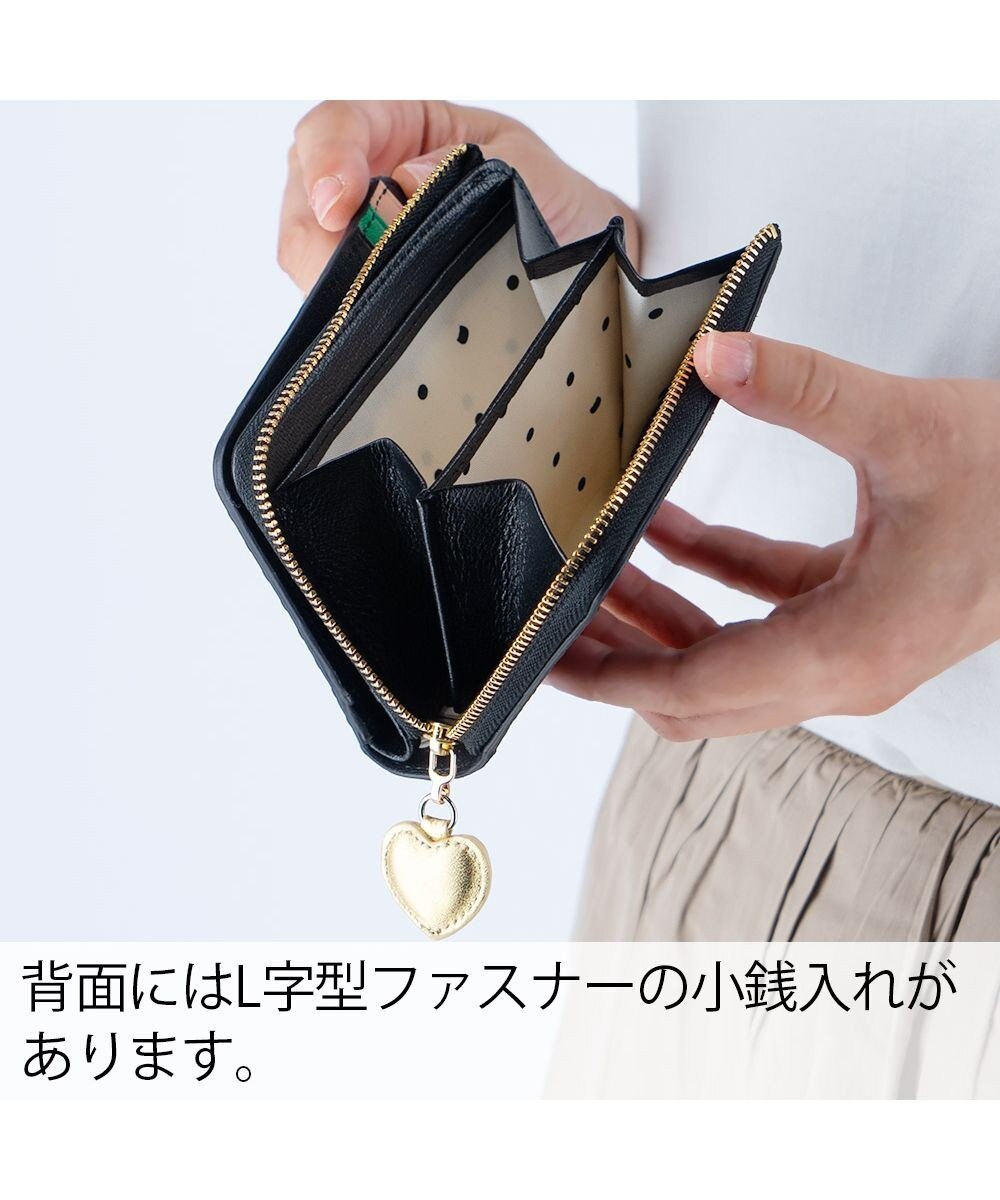 tsumori chisato CARRY つぶつぶドットプリント 2つ折り財布 ミニ財布 