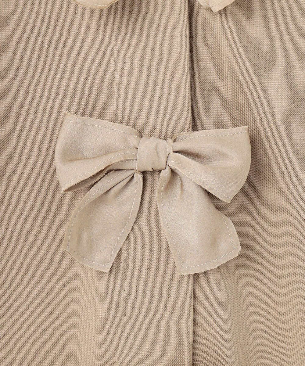 自由区 【カトリエムブーケ】Detail du ruban リボンディティールカーディガン 