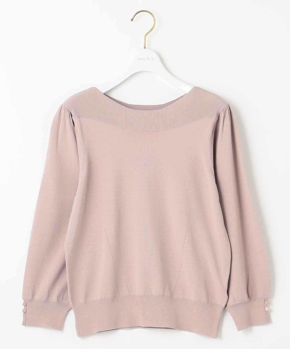 ANY SIS 【洗える】パフスリーブ ニット 