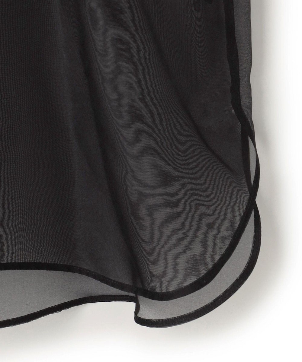 BEIGE， ERICA / シルクシースルークルーネックブラウス 