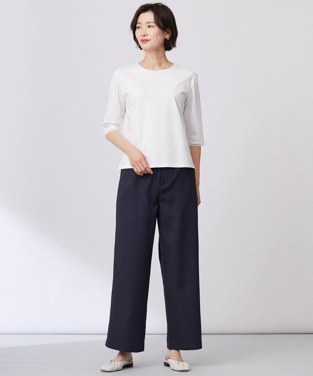 J.PRESS LADIES L 【WEB限定カラーあり・洗える】スムースジャージー カットソー 