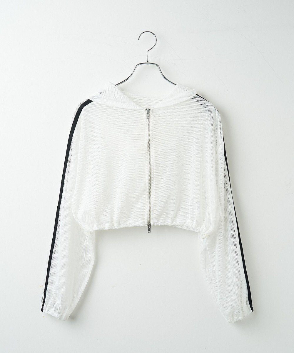 WEGO Wジップラインメッシュパーカー 