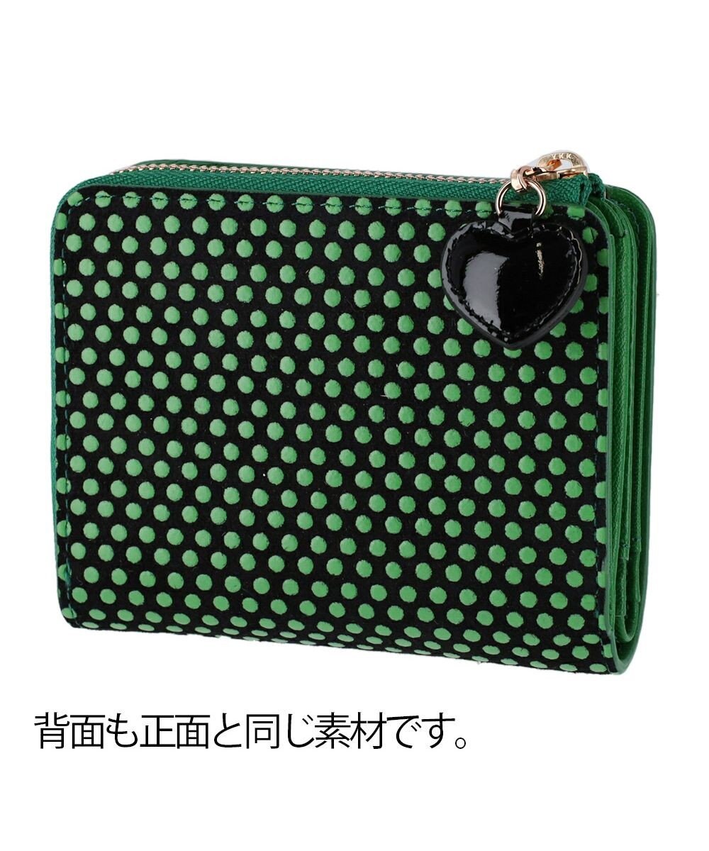 tsumori chisato CARRY つぶつぶドットプリント 2つ折り財布 ミニ財布 