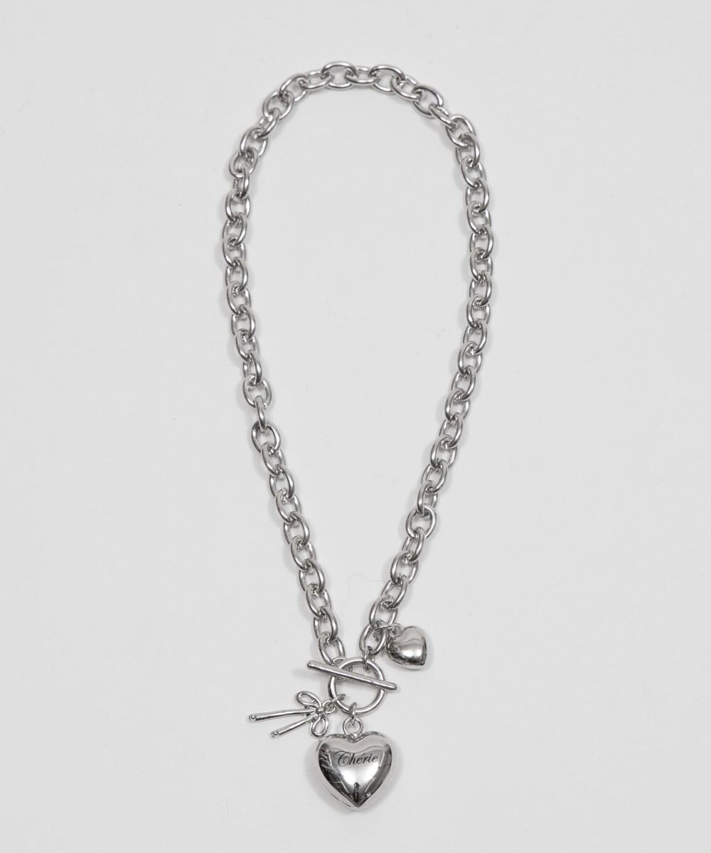 WEGO Lハートモチーフチャームネックレス 