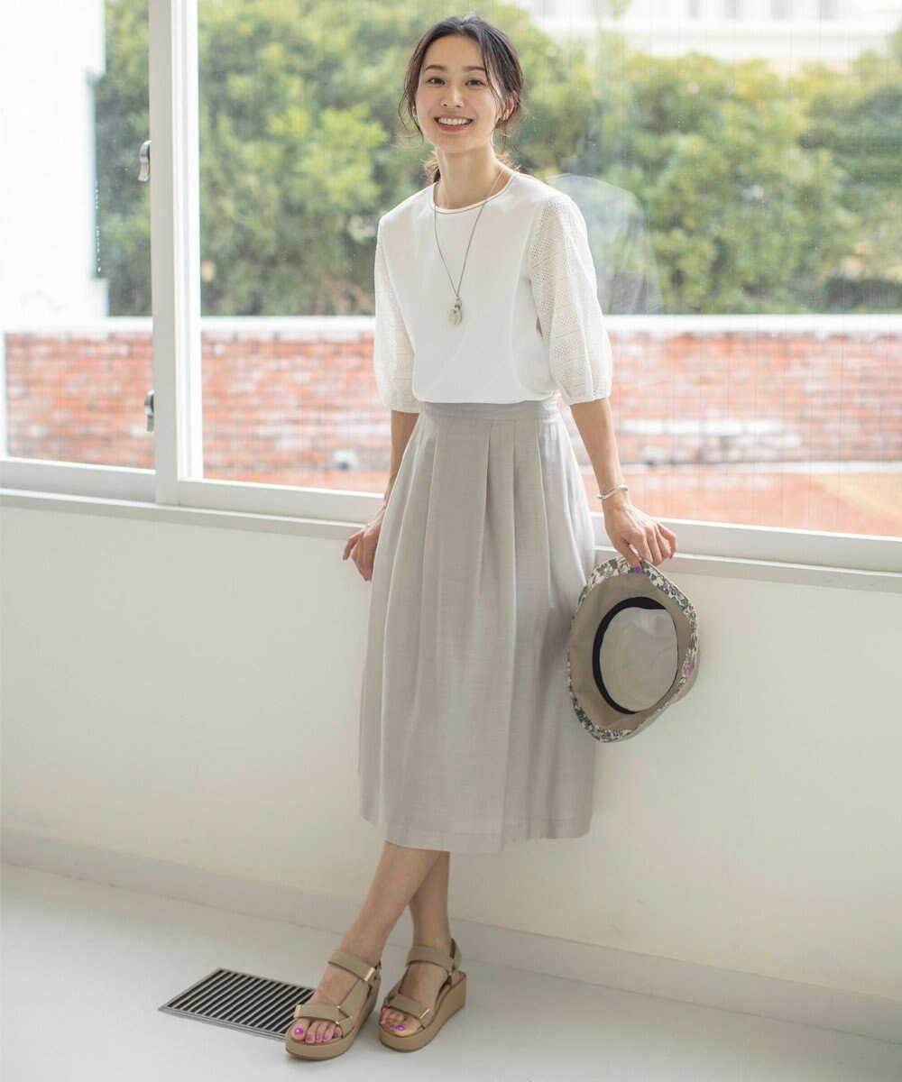 J.PRESS LADIES マーブルカーブ ネックレス 